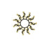 SiaLinda: Breast and body tattoo Anela, self-adhesive, set of 2, black gold, flower pattern